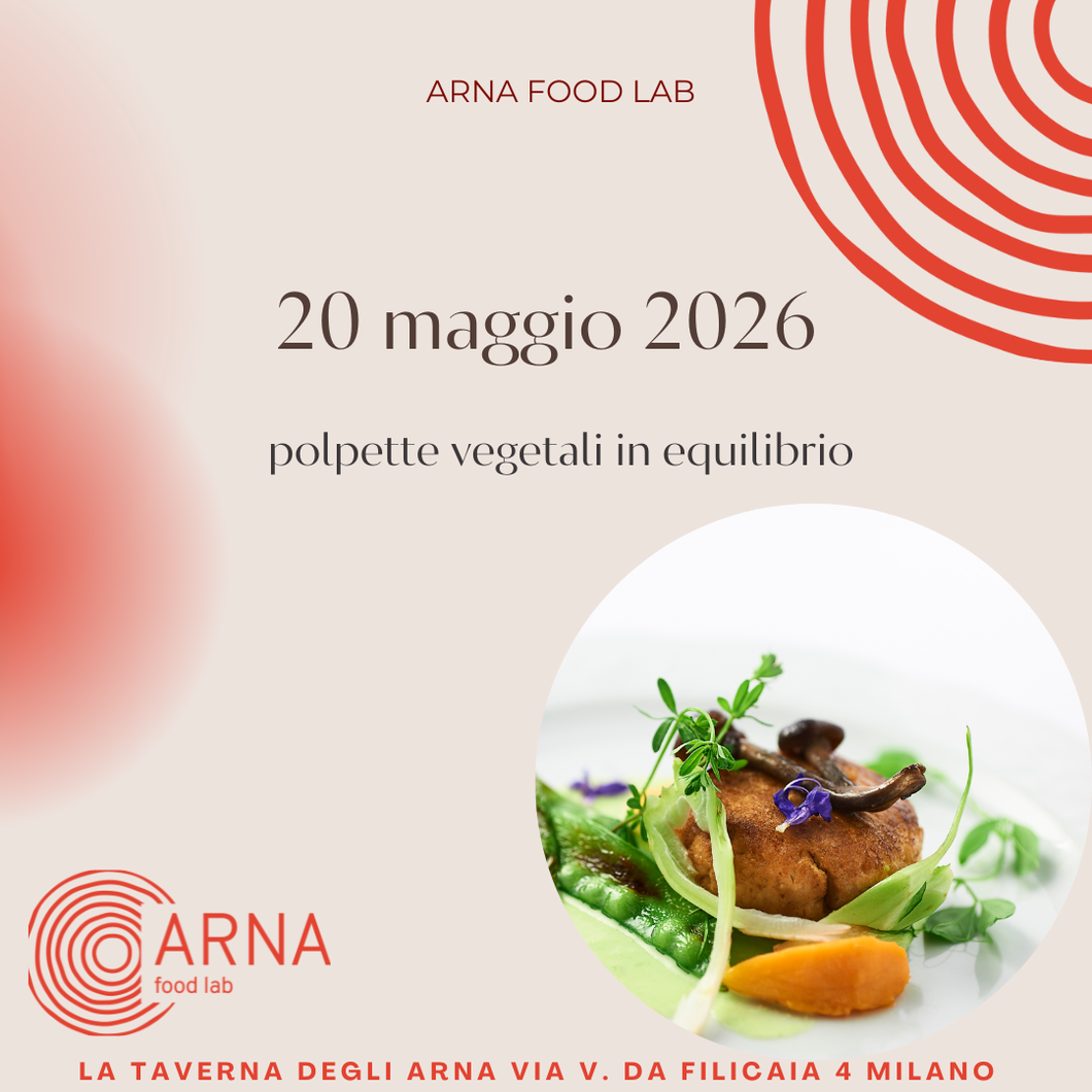 CORSO DI CUCINA _ 20 MAGGIO 2026 LE POLPETTE VEGETALI